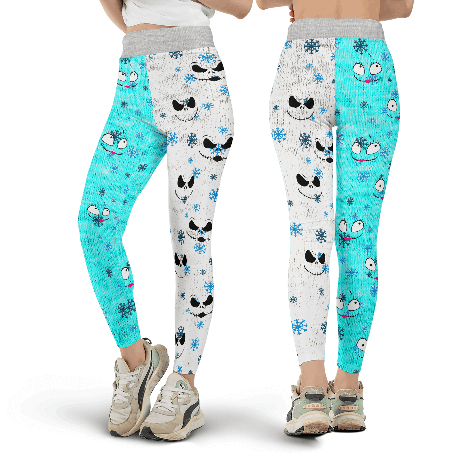 Jack and Sally All-over Print Legging