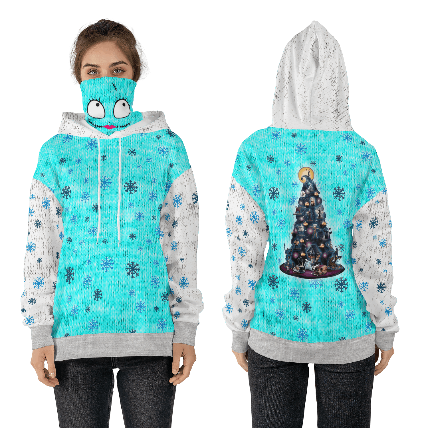 Sally All-over Print Gaiter Hoodie (Midweight)